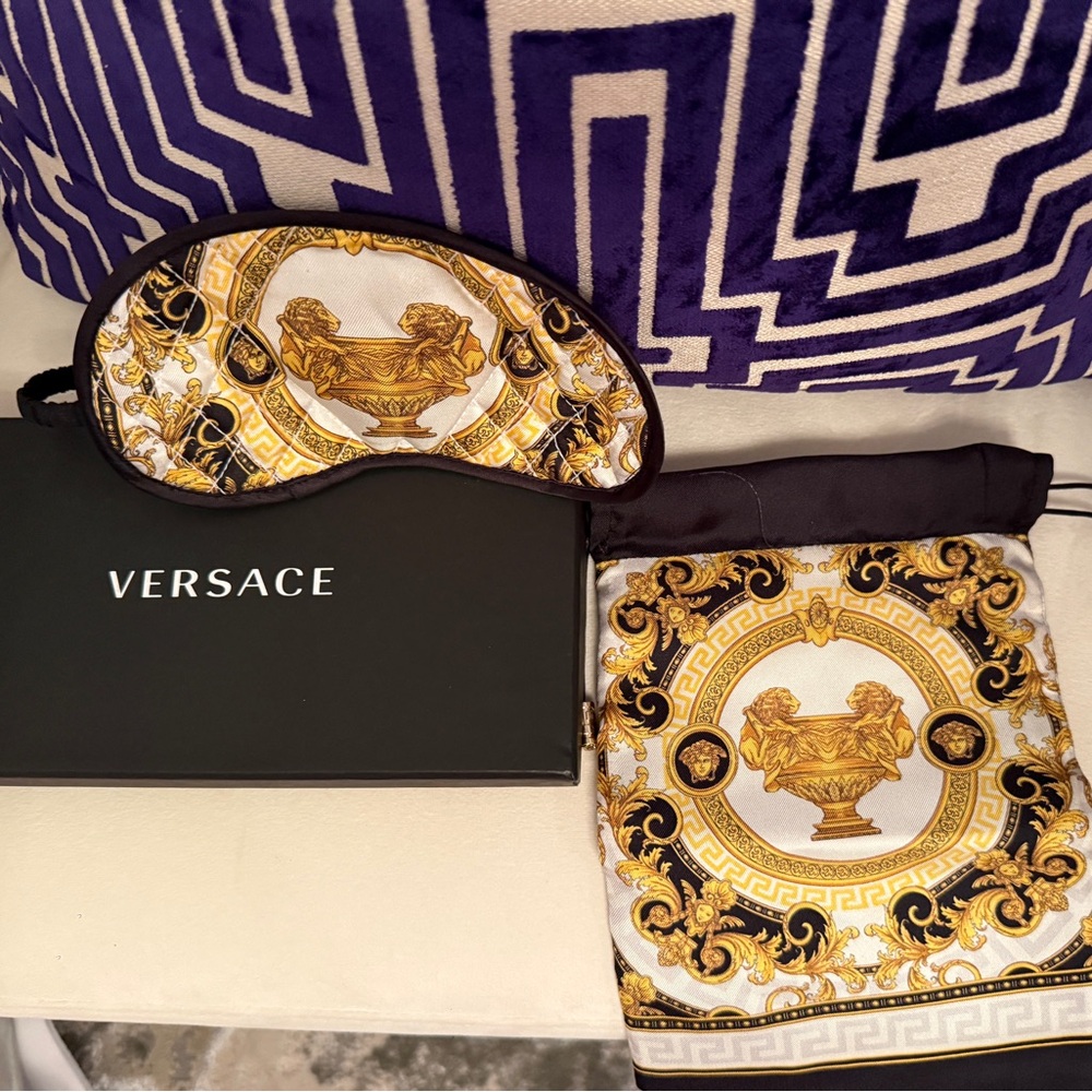 Versace Baroque Gold and Black Eye Mask